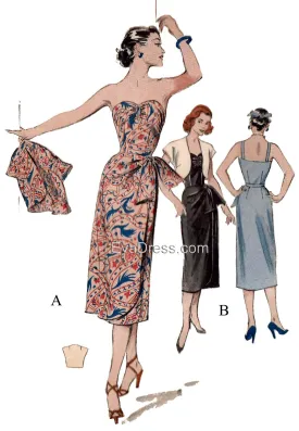 1950's Sarong & Bolero D50-6056