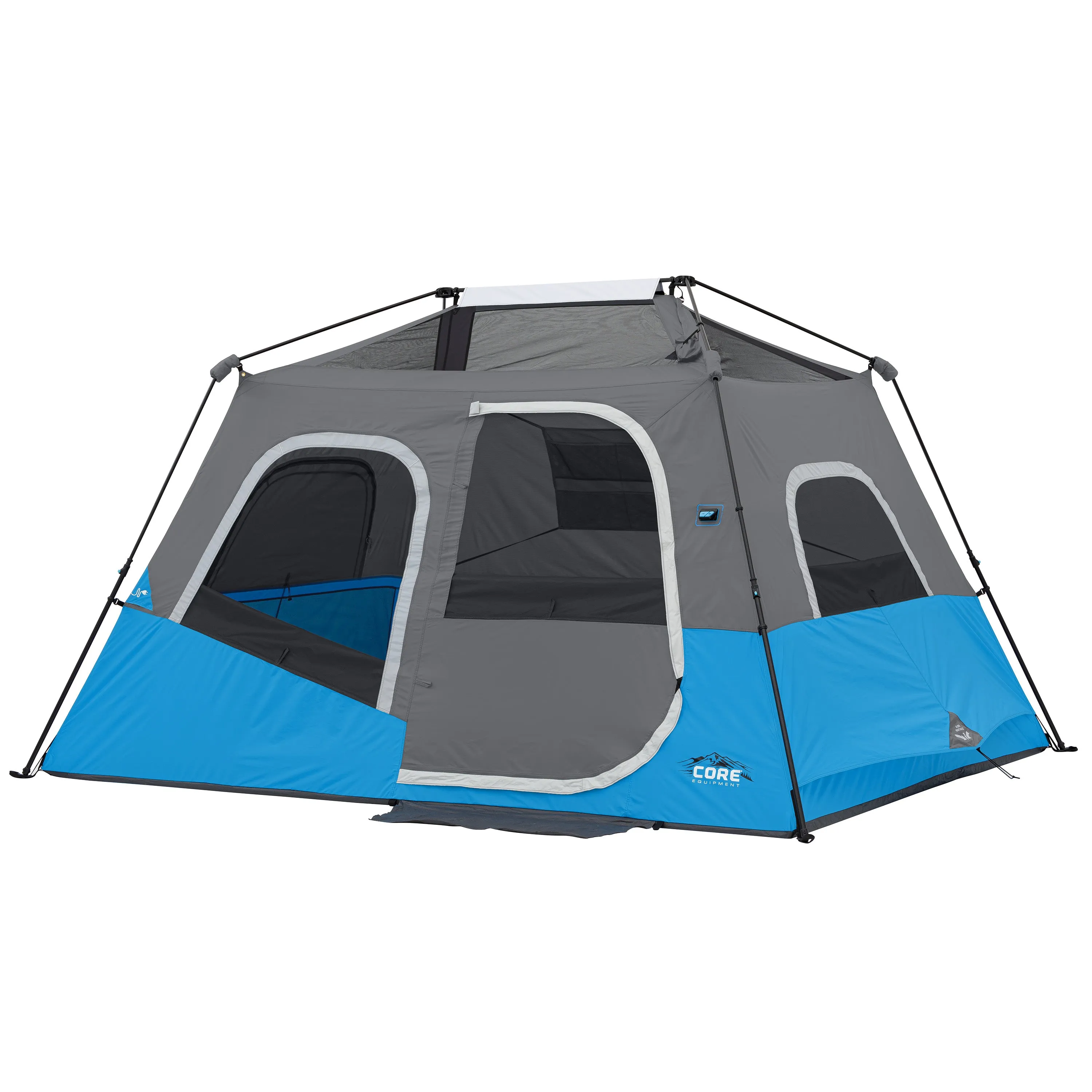 6 Person Lighted Instant Cabin Tent 11’ x 9’