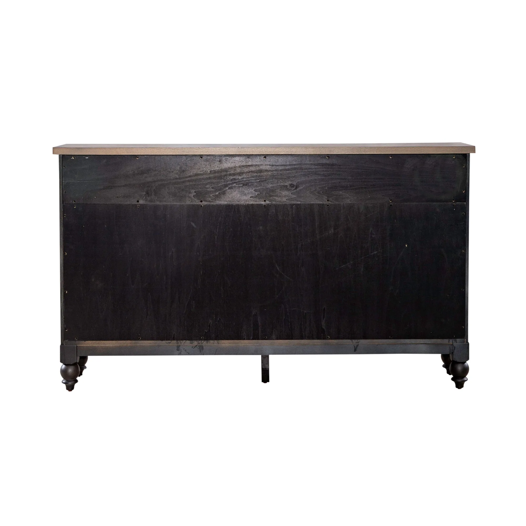 Americana Farmhouse 615-HB7242-B Hall Buffet- Black