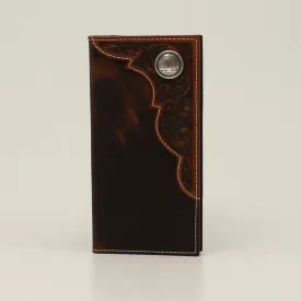 Ariat Youth Floral Embossed Corner Rodeo Wallet