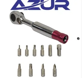 Azur Ratchet 10 Bit Tool Set