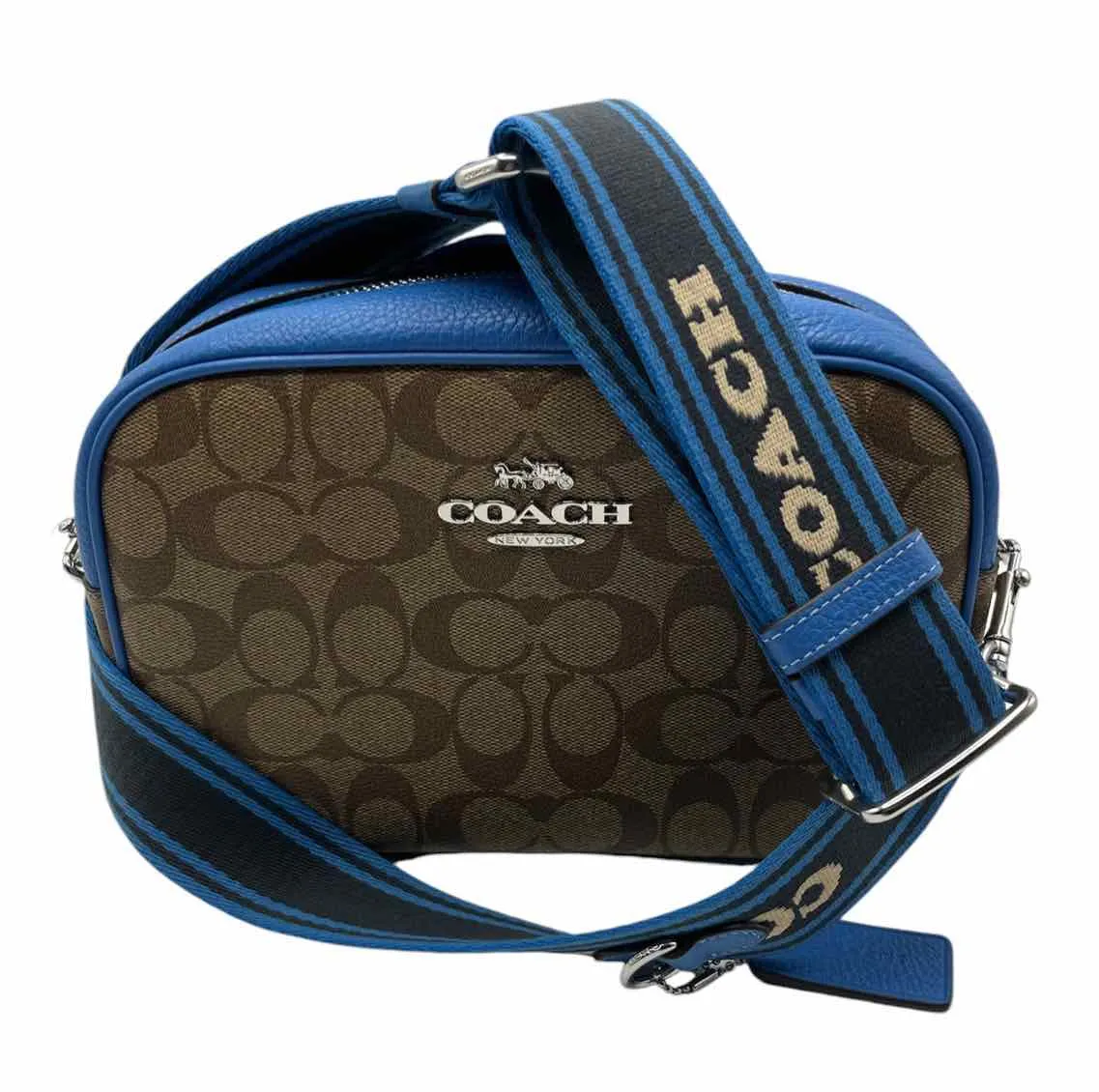 Coach brown and blue Handbag