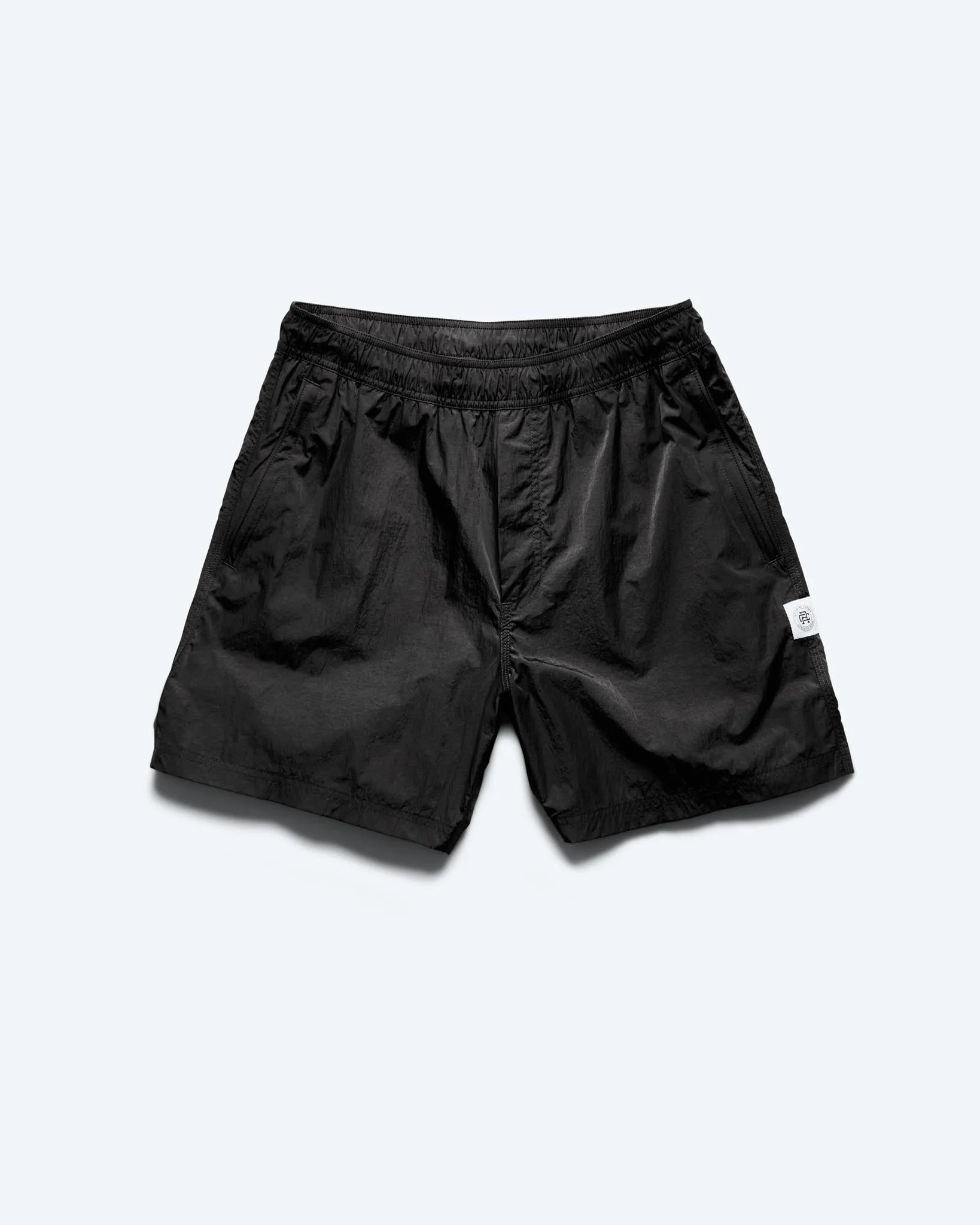 Crinkle Nylon Match Short 6"