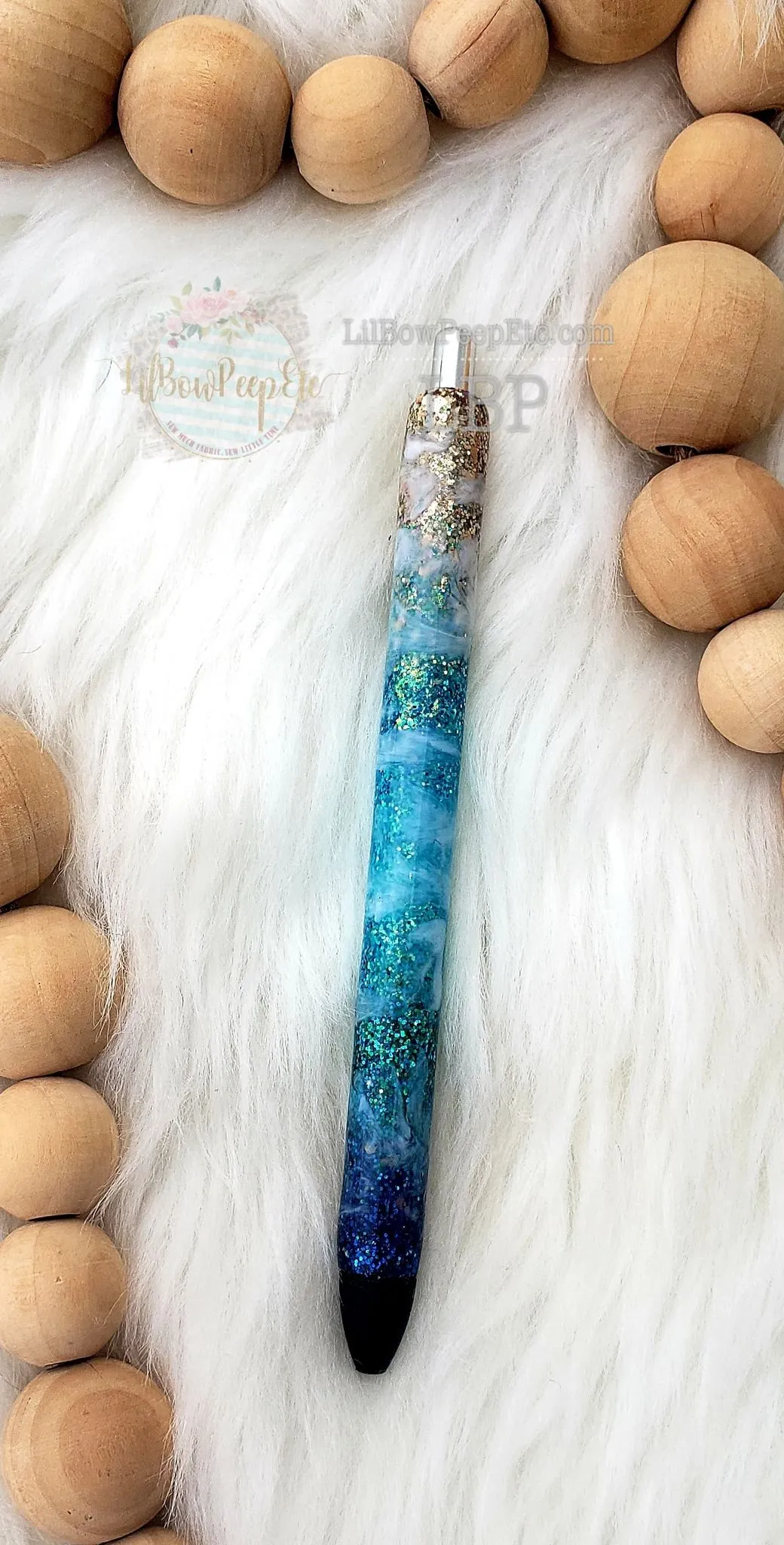 Custom Handmade Traditional Beach Ombre Pen