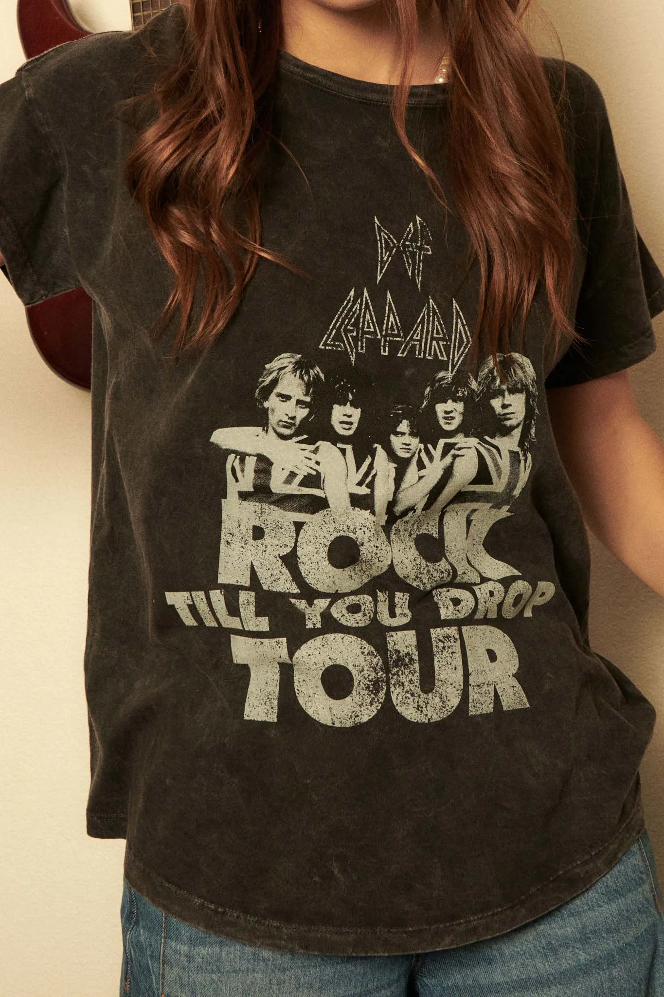 Def Leppard Rock Till You Drop Graphic Tee