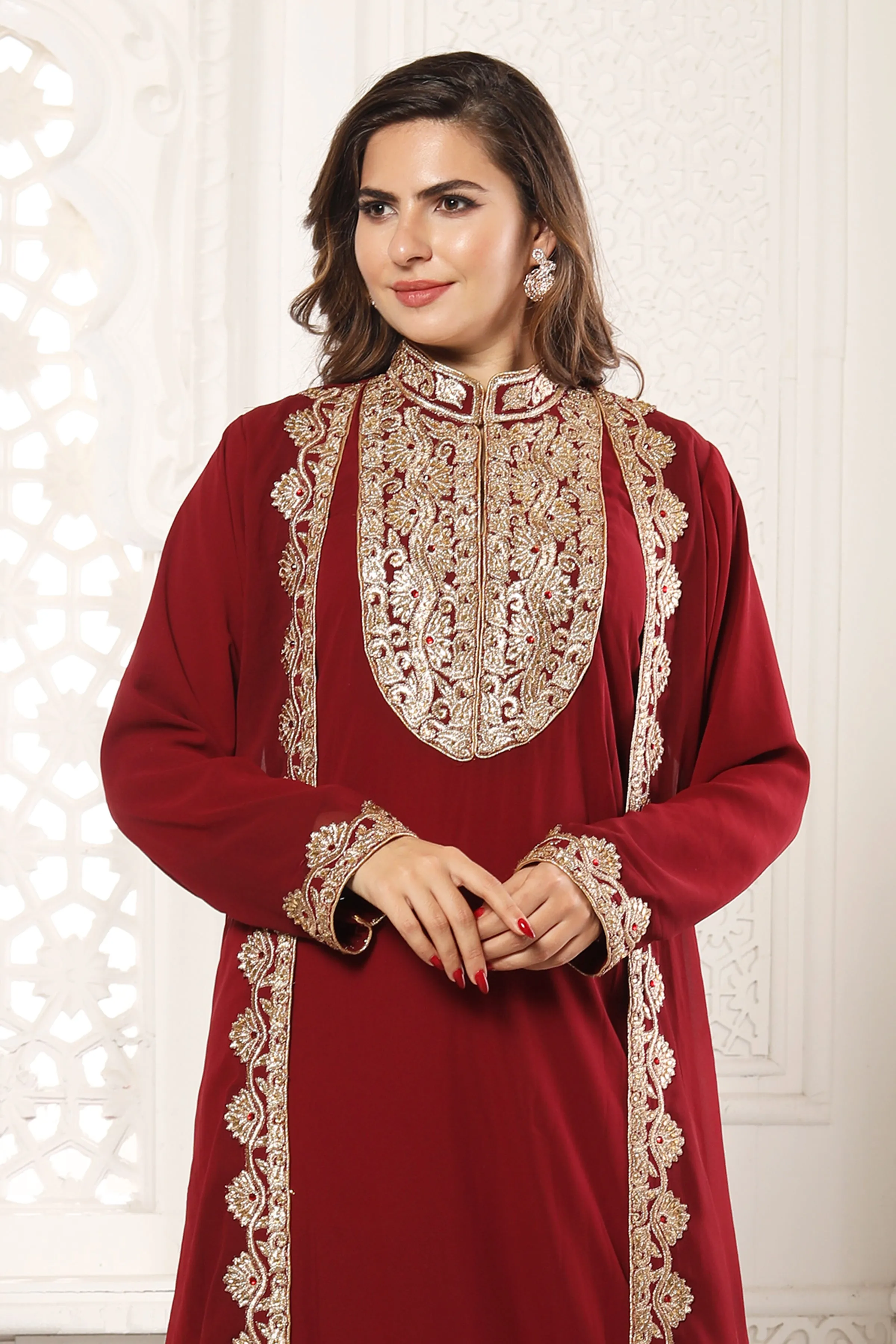 Designer Bridal Wear with Handwork Eid Party Gown