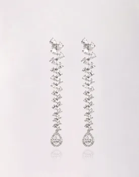 Diamond Stone Earrings