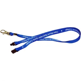 Flat Weave Nylon Lanyard