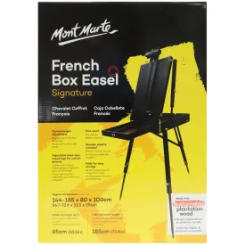 French Box Easel Signature