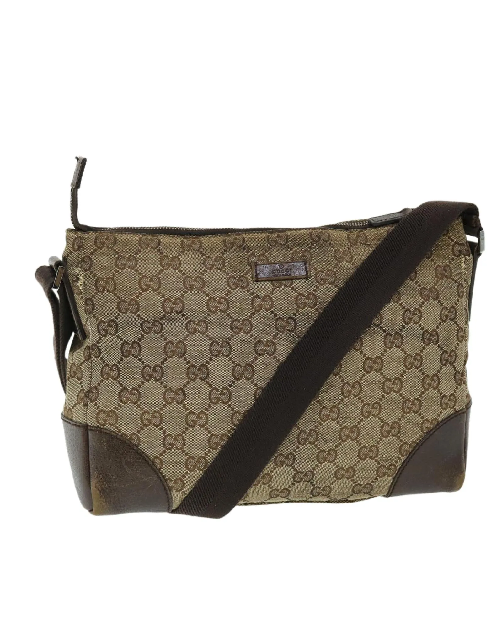 GG Canvas Shoulder Bag with Shoulder Drop