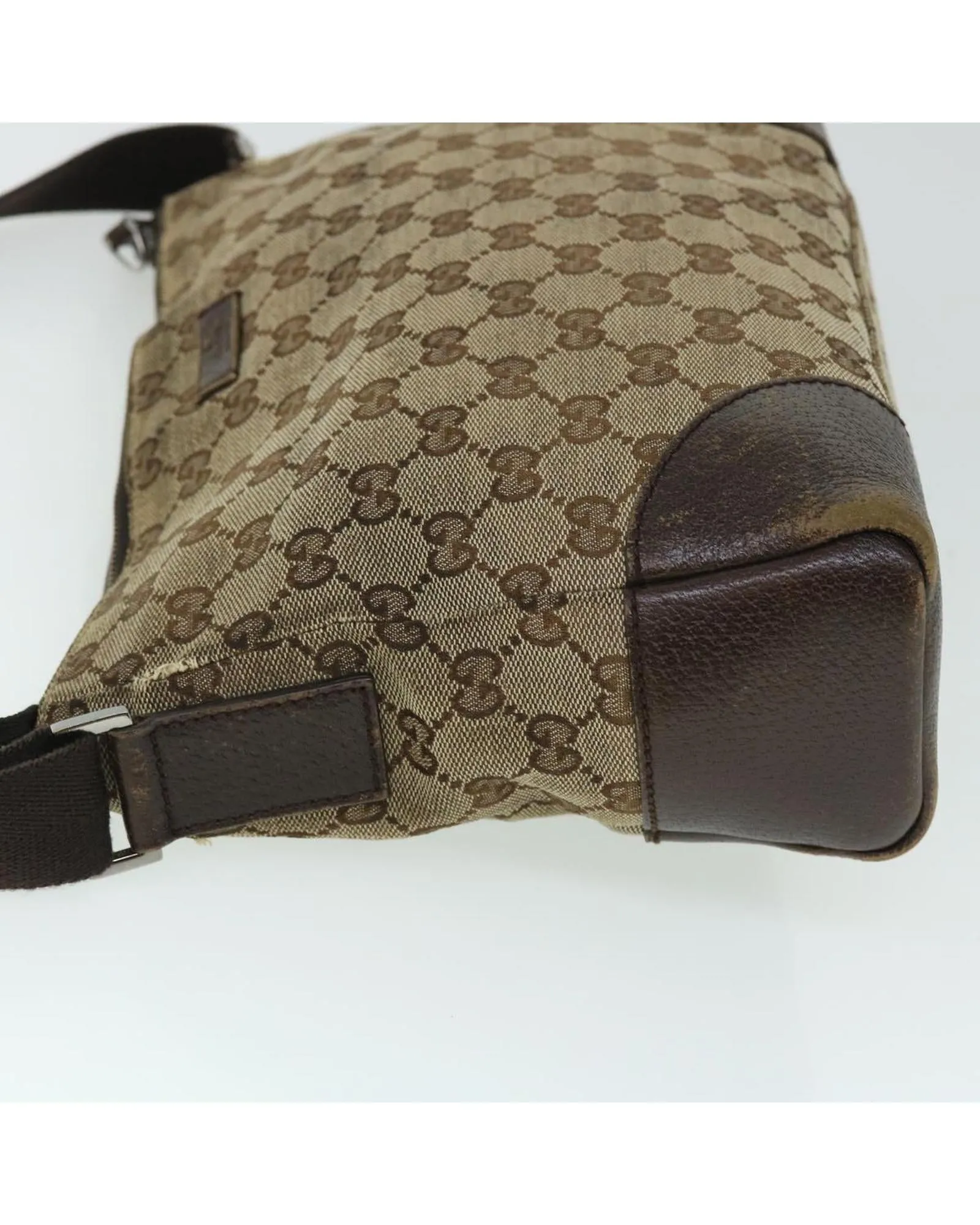 GG Canvas Shoulder Bag with Shoulder Drop