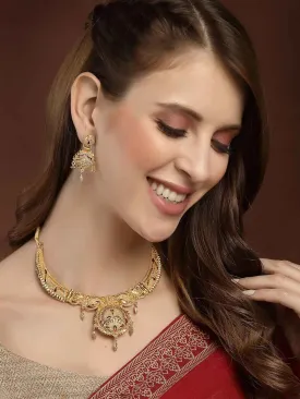 Gold-Plated Traditional Jewellery Set