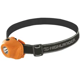 Highlander Beam 1W LED Headlamp Orange / Black