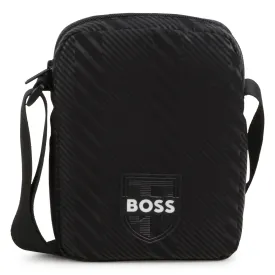 Hugo Boss Black Striped Satchel