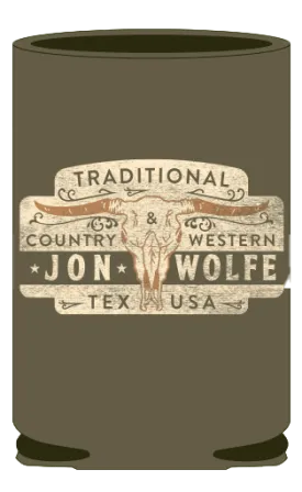 Jon Wolfe Traditional Koozie