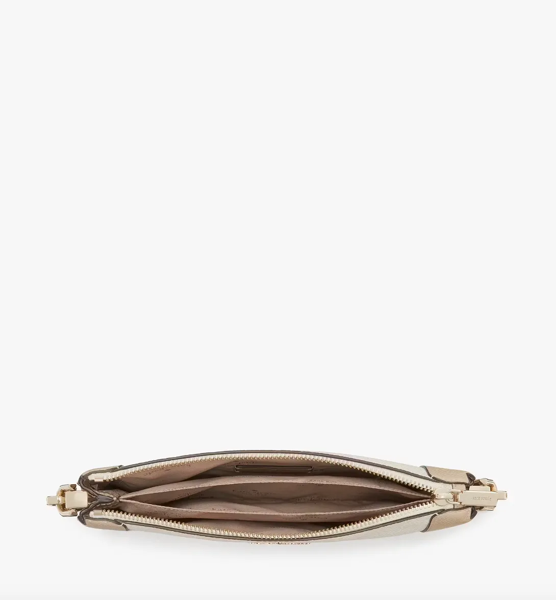Kate Spade Lena Colorblock Double Compartment Crossbody In Light Sand Multi