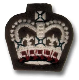 KHAKI STAFF SERGEANT CROWN