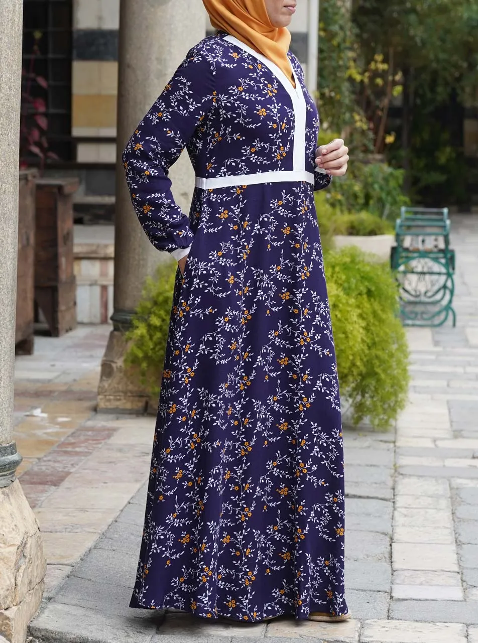 Latifa Printed Abaya