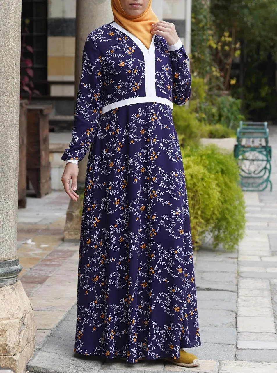 Latifa Printed Abaya