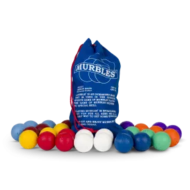 Murbles Game Large Tournament Set – Up to 8 Players – 28 balls Made in USA