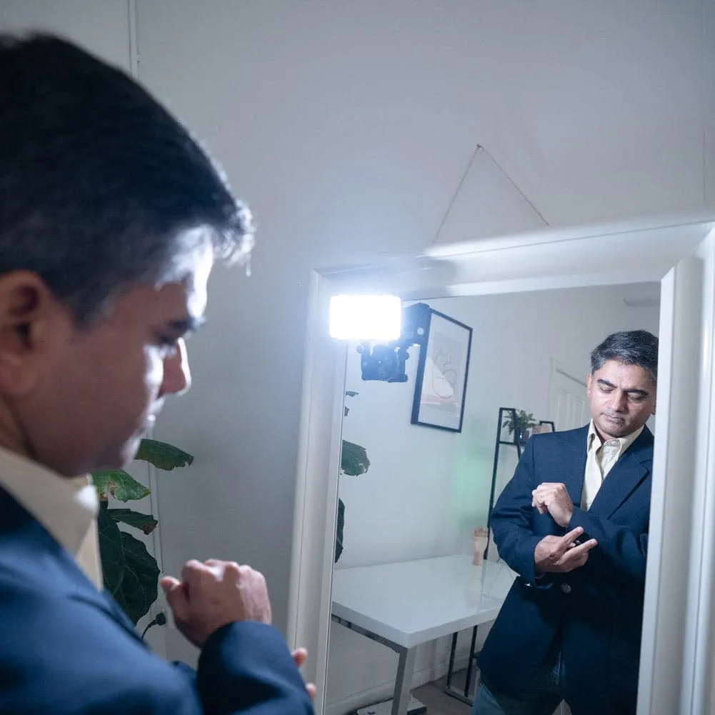 On The Go Mini Beauty Light With Suction Mount & Godox M150