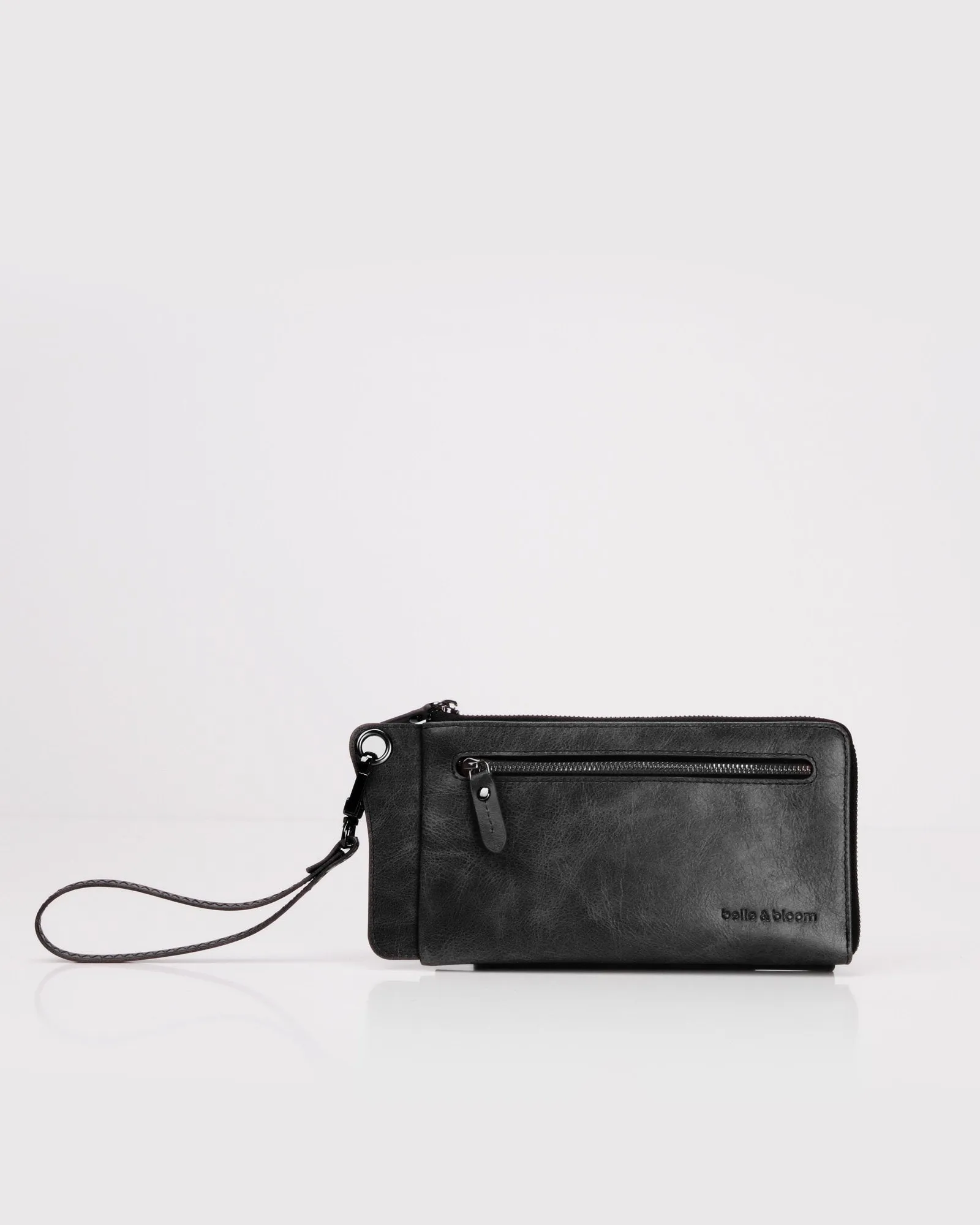 Penelope Leather Wallet  - Black