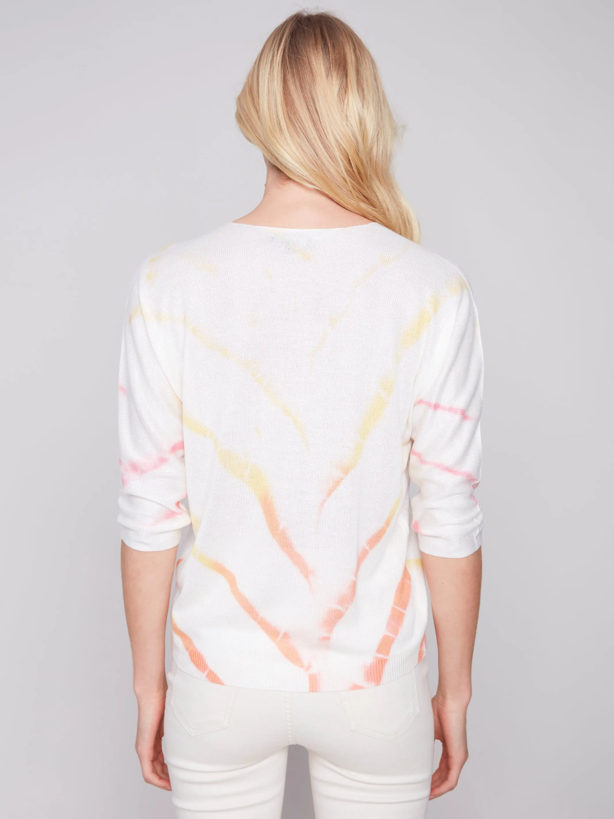 Printed Dolman Sweater