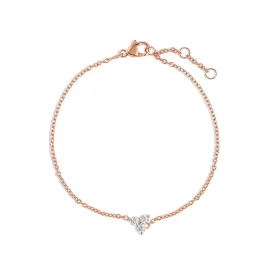 Rose Gold Trinity Bracelet