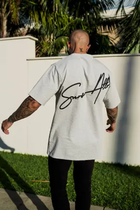 Script Core Tee - Grey/Black