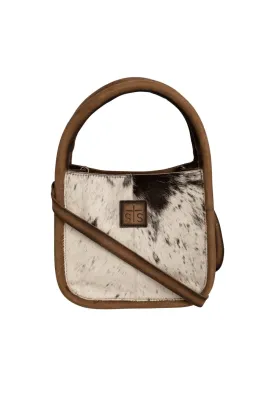 STS Ranchwear Womens Sugar Cowhide/Tan Leather Satchel Bag