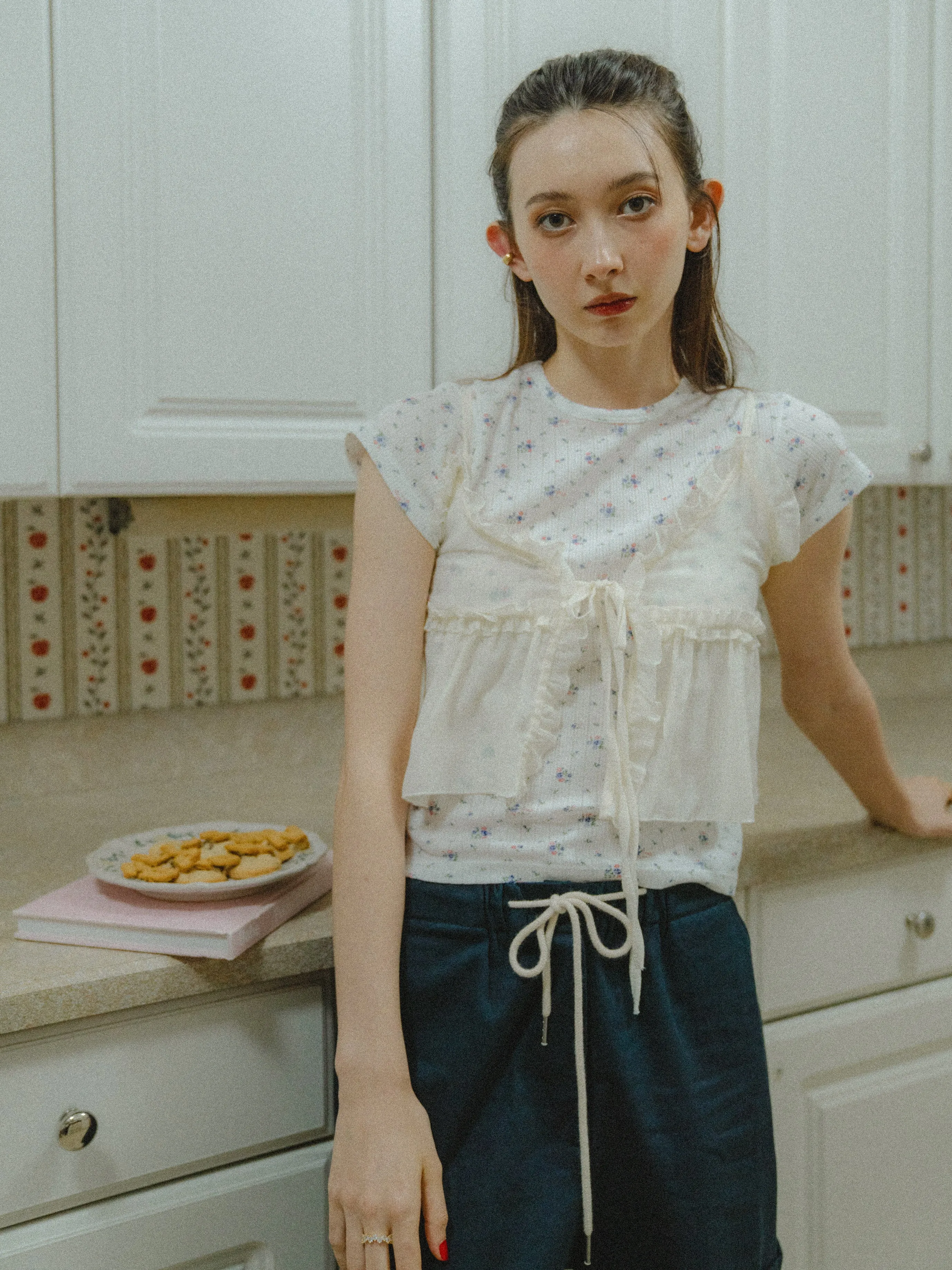 Tiny Flower Printed T-shirt
