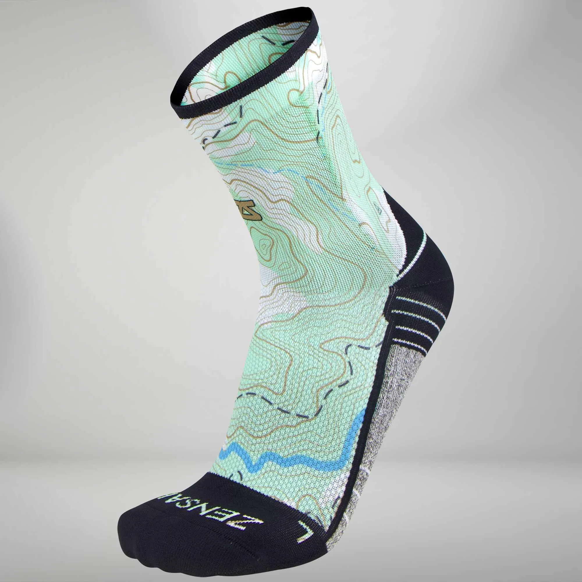 Topography Socks (Mini Crew)